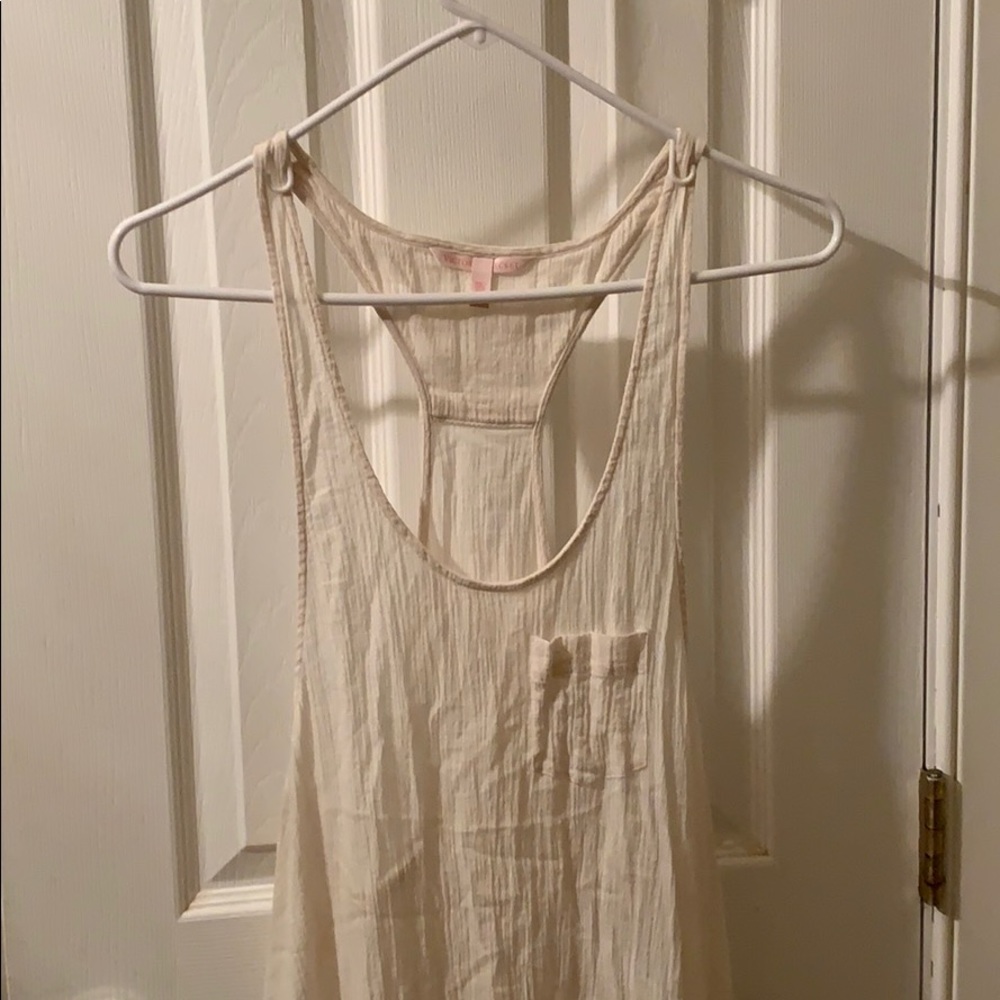 Victoria’s Secret M White Dress Cover Up